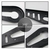 LINGQI Protège-chaîne en plastique PP Noir Protecteur d'aile pour 49cc Mini Pocket Monkey Pit Dirt Quad Bike