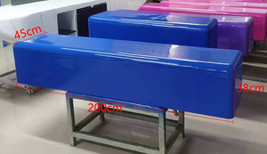 Siège de piscine <span class=keywords><strong>en</strong></span> fibre de verre <span class=keywords><strong>en</strong></span> forme d'arbre, sculpture extérieure, pour parc, école, lit de fleurs de forme personnalisée, chaise-tabouret de loisirs publics pour aménagement paysager - Product Image 6