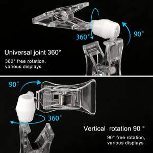 Porte-étiquettes de prix en PVC transparent personnalisés pour les étagères de supermarchés, vente en gros, OEM, clips POP - Product Image 4