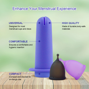 <span class=keywords><strong>Applicateur</strong></span> de <span class=keywords><strong>coupe</strong></span> <span class=keywords><strong>menstruelle</strong></span> vaginale biologique réutilisable personnalisé en gros <span class=keywords><strong>applicateur</strong></span> de tasses de période - Product Image 2