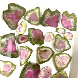 Rodaja de Turmalina Sandía, Gema Natural de Gran Tamaño, Rodaja de Turmalina Sandía Suelta - Product Image 4