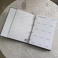 Stoffmusterbuch mit individuellem Logo, Hardcover-Ringbuch, Leder-Farbkatalog für Möbel, Polster, Bekleidung und Gepäck