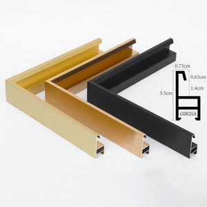 Nhà Máy Bán Sỉ Thời Trang Hiện Đại Khuôn Khung Nhôm Hình Màu Vàng Trắng Tùy Chỉnh - Product Image 3