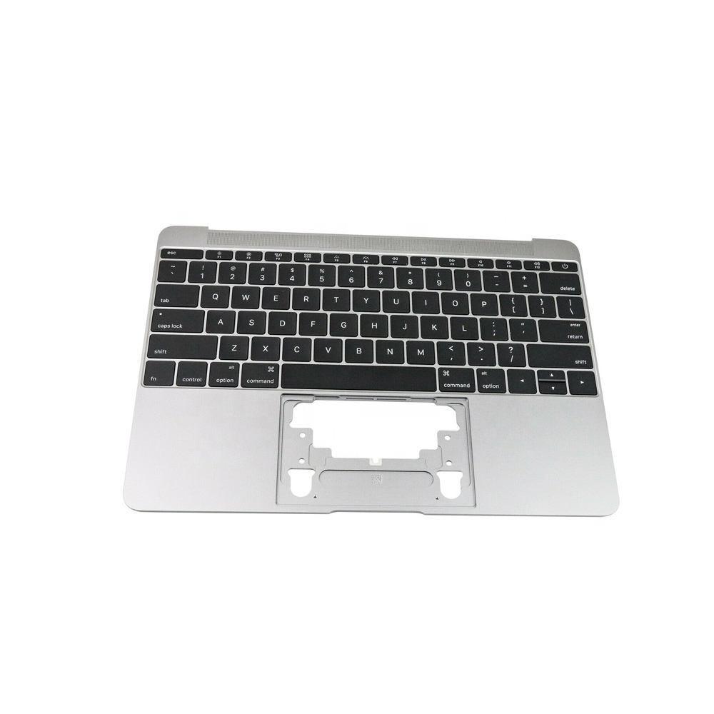 Оригинал 2015 для Macbook Retina 12 дюймов A1534 Topcase с английской клавиатурой, верхний корпус, Упор для рук, расположение США