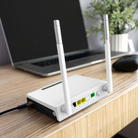 Kotak Jaringan Gigabit FTTH 1G1F WIFI CATV Serat Optik X-PON Epon OLT ONU SC/APC 12V Telekomunikasi Model HG8010H CVTV