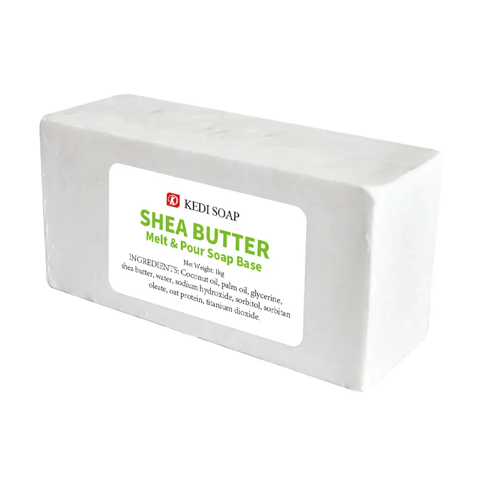 KD-78-12 1kg Piece Natural Shea Butter Diy Melt and Pour Soap Base factory