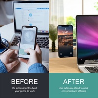 Support de smartphone magnétique universel en alliage d'aluminium, 10 pièces, Expansion, pour téléphone portable