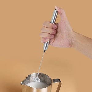 <span class=keywords><strong>Mousseur</strong></span> à lait électrique portatif pour café et yaourt, mini mélangeur automatique en acier inoxydable pour usage domestique - Product Image 3