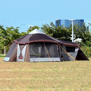 เต็นท์ CHAMPION(A) รุ่น Extended Camping Tent สำหรับ 4 คน ใช้ได้ทุกฤดู มีห้องนอน 1 ห้อง ห้องนั่งเล่น 1 ห้อง พื้นที่กว้างขวาง เหมาะสำหรับการตั้งแคมป์กลางแจ้งสำหรับครอบครัว - Product Image 1