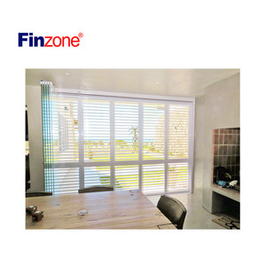 Puerta Corredera Plegable Práctica Finzone con Rejilla y <span class=keywords><strong>Caja</strong></span> <span class=keywords><strong>de</strong></span> Bloqueo Lateral - Product Image 1