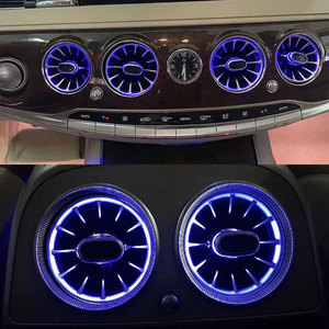 ไฟ LED 7/64 สี สำหรับช่องแอร์รถยนต์เมอร์เซเดสเบนซ์ W222 S-Class S350 S450L S500 S560 ไฟตกแต่งภายในแบบ RGB หัวฉีดแบบกังหัน  สำหรับติดตั้งเพิ่มเติม - Product Image 4