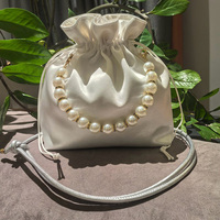 Tas Selempang Satu Tali Bahu Satin Modis dengan Ritsleting Custom, Tas Tote Desainer Literer, Tas Belanja Pendingin Wanita