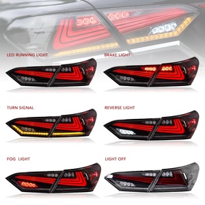 ไฟท้ายรถยนต์สำหรับโตโยต้า คัมรี่ รุ่นที่ 8 ชุดไฟท้าย LED แบบ Streamer ไฟท้ายด้านหลัง เหมาะสำหรับปี 2018-2023 - Product Image 4