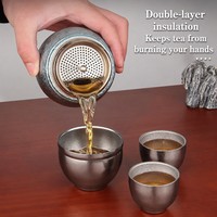 Tasse en titane portable et légère de 200 ml avec texture martelée pour café et thé, avec couvercle argenté, idéale pour le camping, la randonnée et les activités de plein air