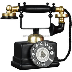 Téléphone vintage créatif petits ornements armoire à vin bibliothèque étagère décoration américaine étude décorations exquis - Product Image 3