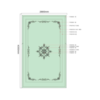 Moulures décoratives de plafond pour villa de luxe, moulures de plafond en polyuréthane, ensemble complet de rosettes et de moulures de bordure pour plafond