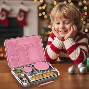 Aohea Boîte à lunch isotherme pour adultes et enfants-Contenant alimentaire léger en acier inoxydable sans BPA - Product Image 3