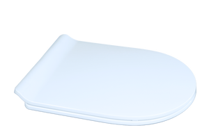 Siège de toilette rond en plastique confortable avec charnières à fermeture douce et fonction de dégagement rapide pour une installation sans tracas - Product Image 4
