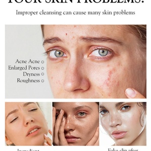 Limpiador Facial Natural y Orgánico de Marca Privada Personalizada OEM, Espuma Limpiadora Rica y Densa - Product Image 2