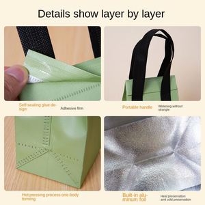 Milk Tea Takeaway Heat Preservation Thermal Bag Disposable Single Cup Cooler Bag Disposable Takeaway Cooler Bags - Product Image 4