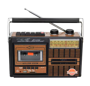 New Creative Retro Tape Radio Magnetic Tape Box <b>Speaker</b> Portable BT Radio Audio Four -Band Semiconductor Best Gift - Product Image 4