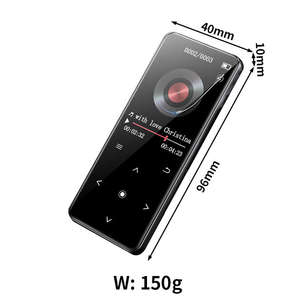 Nuevo Reproductor de Música MP3 MP4 con Pantalla Táctil Completa de Metal, Bluetooth 5.2, 16GB/32GB, Altavoz Integrado y Función de Libro Electrónico - Product Image 2