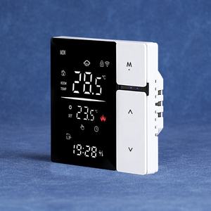Termostato Inteligente para Calefacción por Suelo Radiante, WiFi Tuya, Regulador de Temperatura para Caldera de Agua/<span class=keywords><strong>Gas</strong></span> Eléctrica de 220 Voltios - Product Image 1