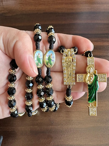 <span class=keywords><strong>Rosario</strong></span> <span class=keywords><strong>de</strong></span> San Judas y <span class=keywords><strong>la</strong></span> <span class=keywords><strong>Virgen</strong></span> María con Cuentas <span class=keywords><strong>de</strong></span> Cristal, Collar Católico Hecho a Mano con Cruz Religiosa, Collar <span class=keywords><strong>de</strong></span> <span class=keywords><strong>Rosario</strong></span> con Cuentas <span class=keywords><strong>de</strong></span> Cristal - Product Image 5