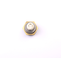 TOOWEI Interrupteur à bouton-poussoir en acier inoxydable IP67 19 mm 2A 250VAC pour voiture bateau