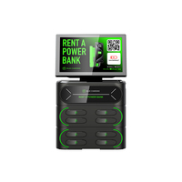 Bornes de recharge mobiles 4G avec 8 emplacements, distributeur automatique de batteries externes, station de recharge de téléphones portables avec batterie 6000 mAh