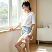 Alat Pijat Super Comfort Body Kneading, 2 Kepala Silikon Lembut untuk Relaksasi Jaringan Otot Dalam, Pereda Nyeri Leher, Bahu, dan Punggung