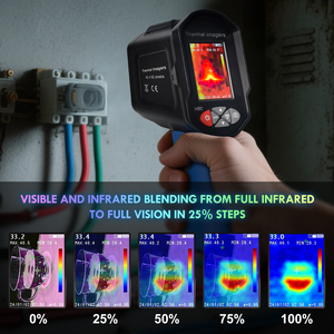 Caméra d'imagerie thermique avancée <span class=keywords><strong>HP</strong></span>-950F-Écran LCD couleur de 2.4 pouces, plage de température de-20 ℃ à 300 ℃ et émissivité réglable - Product Image 4