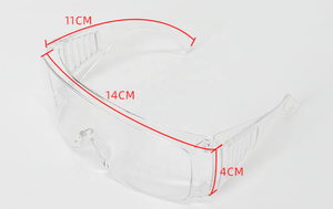 نظارات أمان للأطفال للطلاب مضادة للضباب مضادة للخدش ومقاومة للغبار ومقاومة للرذاذ من البولي كربونات شفافة متوافقة مع CE <span class=keywords><strong>ANSI</strong></span> - Product Image 2