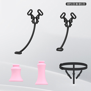 Cage de chasteté YPM Butterfly avec dispositif anti-débrayage, ceinture de harnais FUFU avec clip et cathéter urétral pour transgenre. - Product Image 4