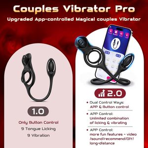 Masseur de prostate 3-en-1 avec contrôle par application, stimulateur clitoridien, anneaux vibrants pour la masturbation anale, pour hommes - Product Image 3
