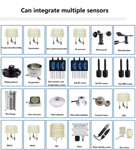 Estación Meteorológica Profesional Automática Inteligente Celular 4G <span class=keywords><strong>GSM</strong></span> para Agricultura Ambiental con Sensor de Viento, Solar, Pluviómetro, Sensor de Suelo y GPRS - Product Image 6