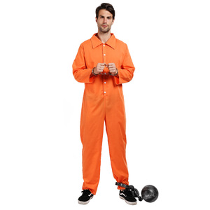 Disfraces de Pareja para Adultos, Halloween 2026, Disfraces de Cosplay de Prisionero Travieso Naranja - Product Image 6