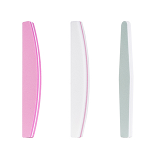 Chuyên nghiệp biểu tượng tùy chỉnh Nail tập tin miếng bọt biển 100/180 chà nhám có thể giặt làm móng tay sơn móng tay khối giấy nhám - Product Image 5