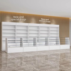 Exhibidor <span class=keywords><strong>de</strong></span> Medicamentos Estilo Chino SEM, Estantes <span class=keywords><strong>de</strong></span> Madera, Fácil Montaje, Instalación Independiente/Colgante - Product Image 3