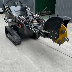 Alat pertanian taman, penggiling tunggul untuk Mini Skid Steer pemuat selip <span class=keywords><strong>16</strong></span> pompa hidrolik pemuat depan 610 Mm - Product Image 4
