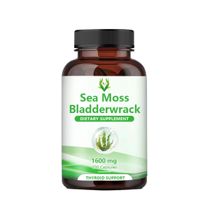 Cápsulas de Musgo Marino de Marca Privada de 1600 mg, Suplemento Dietético, Apoya el Sistema Inmunitario y Mejora la Salud Corporal - Product Image 1