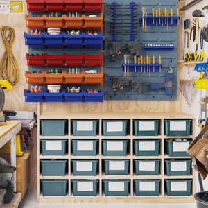 Jigong treo tường PP Hộp ngăn kéo nhỏ có thể xếp chồng lên nhau đa chức năng để lưu trữ kho tùy chỉnh kích thước phụ tùng thay thế doanh thu - Product Image 3