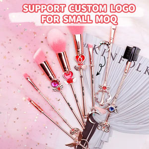 2024 सर्वोत्तम गुणवत्ता वाली प्यारी लड़की जापानी सेलर मून मेकअप ब्रश सेट 8पीसी आई फाउंडेशन प्राइवेट लेबल कॉस्मेटिक मेकअप और उपकरण - Product Image 3