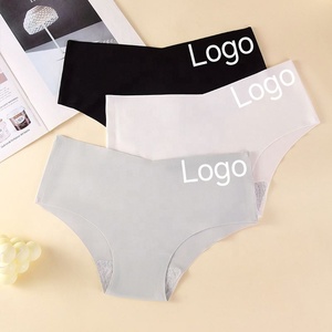 Sous-vêtements pour femmes Culottes sans couture pour femmes Culottes unies douces Culottes mi-hautes Lingerie pour femmes Culottes - Product Image 3