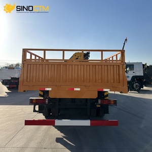 Camion grue articulée hydraulique Shacman 8x4 12 roues 14 tonnes à bras pliant, grue de chargement autonome pour la vente - Product Image 6