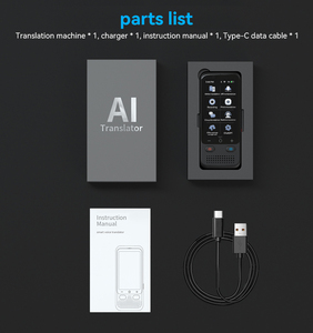 VORMOR Z5 مترجم لغة عالمي مترجم صوت إلكتروني مترجم ذكي متعدد اللغات للكلام - Product Image 4