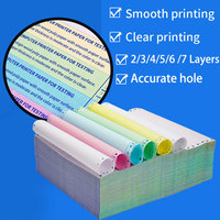 Carnet de commandes personnalisé Sunkey, reçu, facture, 1 à 6 plis, 9,5x11 pouces, papier autocopiant continu NCR pour ordinateur