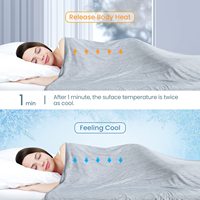 Novedades de Verano, Manta Refrescante de Nailon Tejido, Suave al Tacto, para Cama
