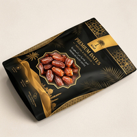Sachet de luxe personnalisé imprimé en gravure pour dattes d'Arabie Saoudite, emballage cadeau Ramadan, pochette autoportante en feuille d'aluminium de haute qualité pour sushis