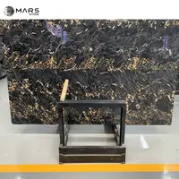 Golden Black Marble Room Floor Tile Price
